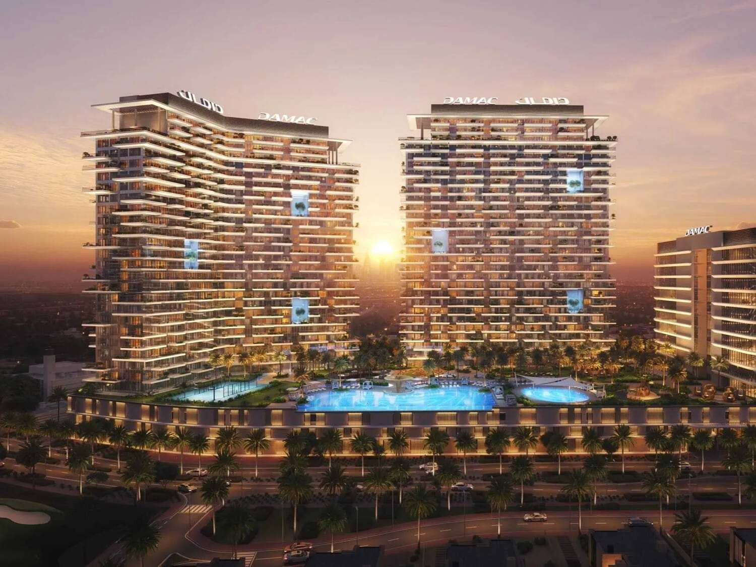 2 Bedroom Apartments for sale in Damac District