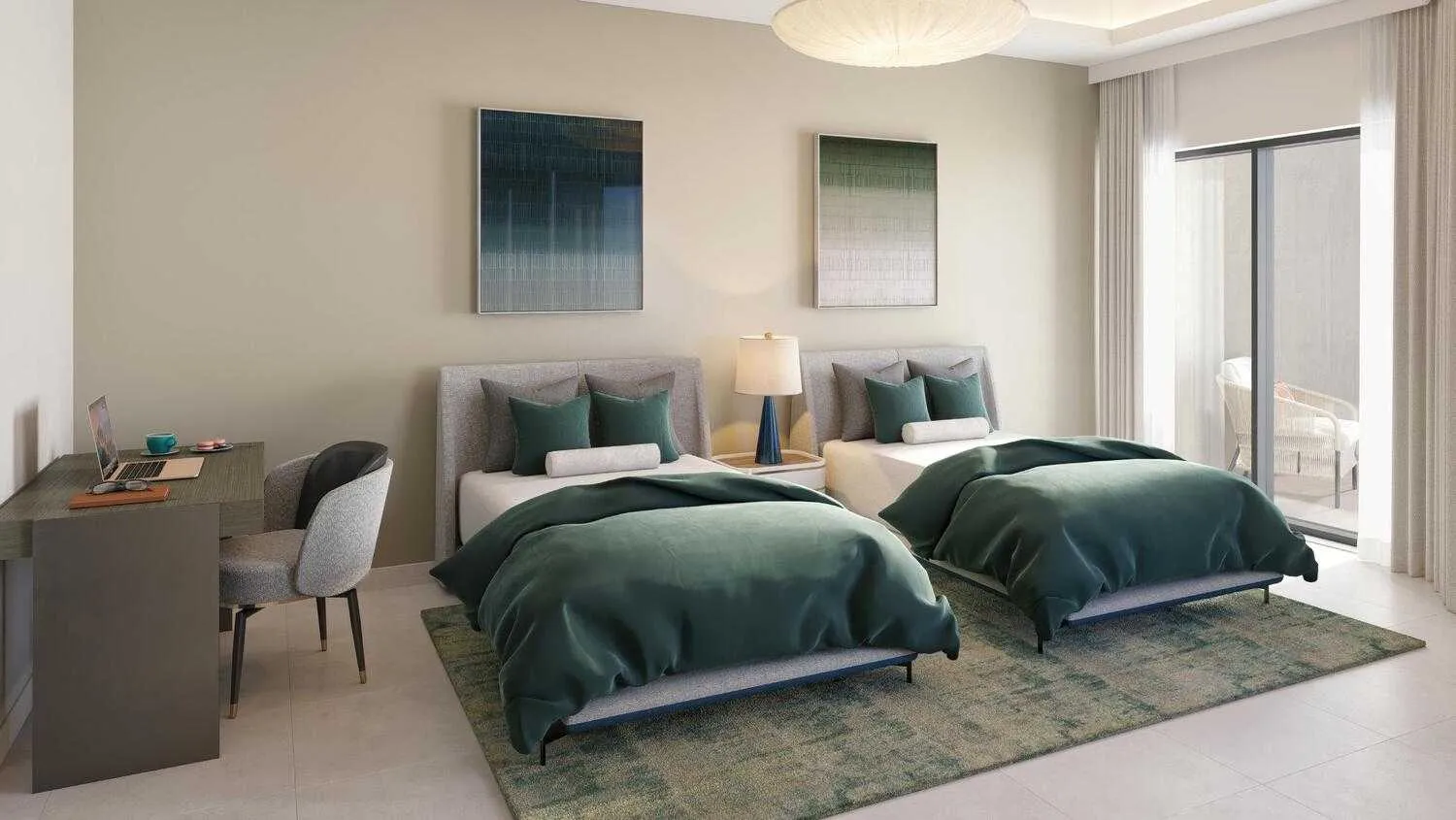 2 Bedroom Apartments for sale in Ajman Pearl Tower
